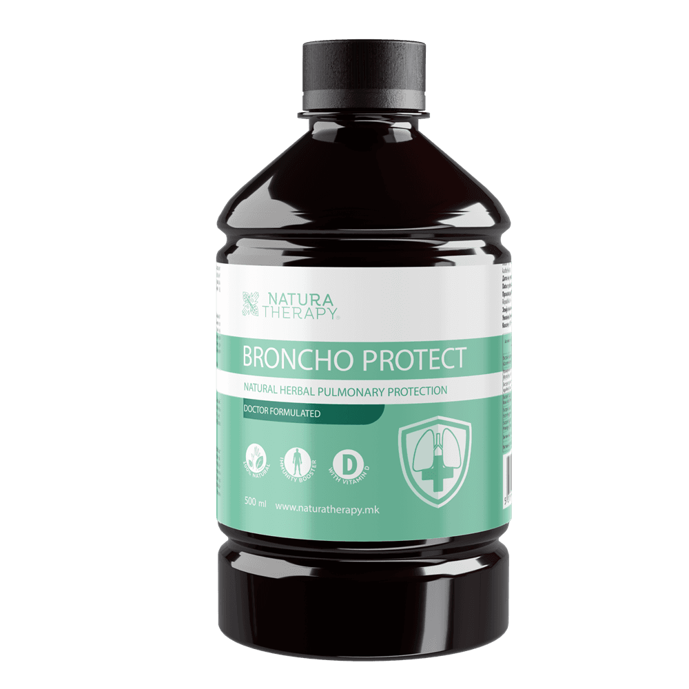 Broncho Complex (500ml) - билкова добавка за белите дробове – ашваганда | NaturaTherapy – натурални добавки от България