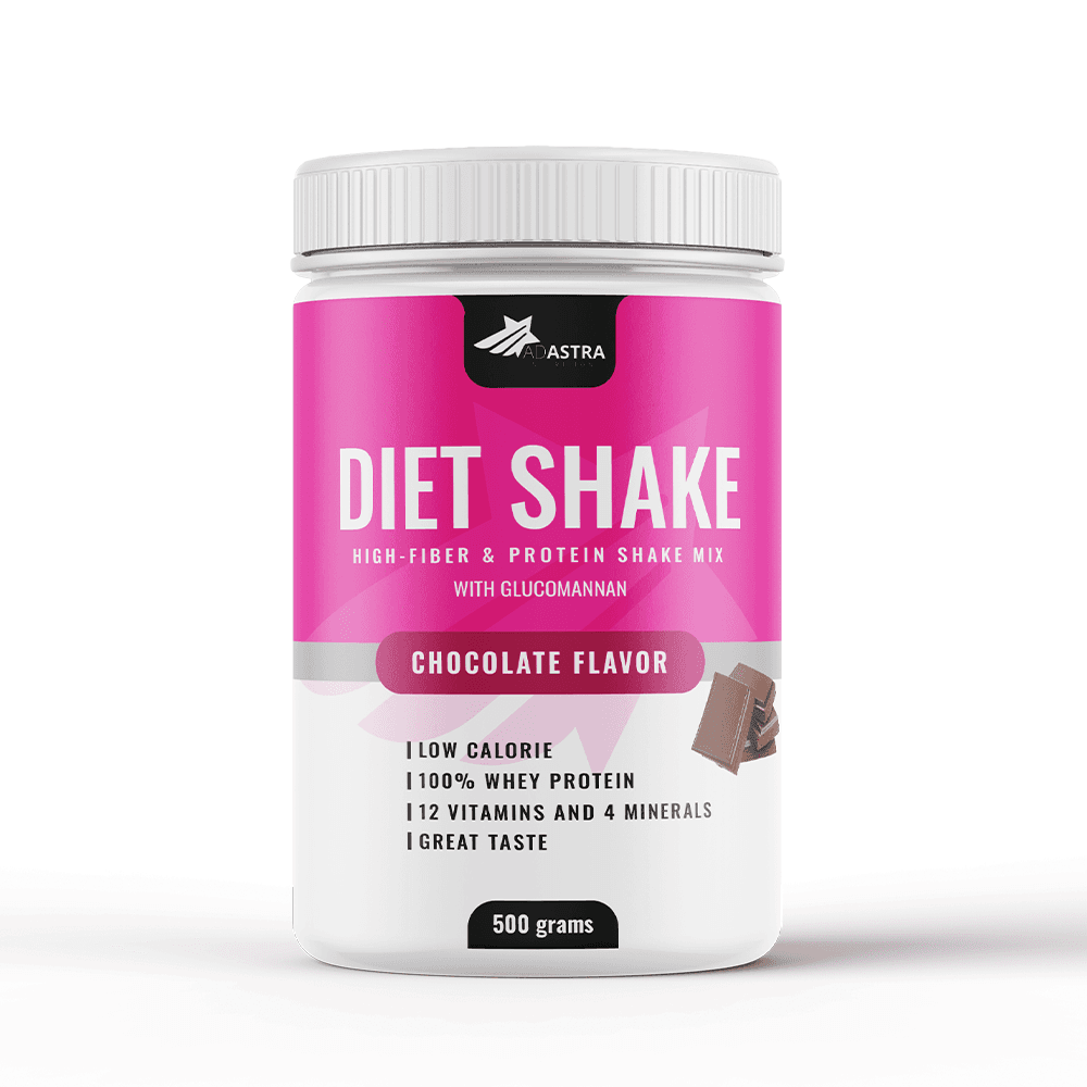 Diet Shake с вкус на шоколад, заместител на хранене за регулиране на теглото – шейк за отслабване | NaturaTherapy – натурални добавки от България